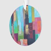 Acryl-Ornament der Dritten Welt Ornament (Vorderseite)