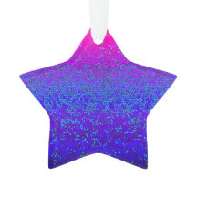Acryl-Ornament-Glitzer Star-Staub
