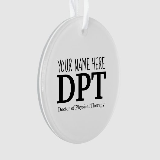 Acryl-Ornament, Kreis Ornament (Vorderseite)