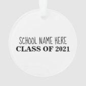 Acryl-Ornament, Kreis Ornament (Rückseite)