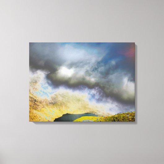 Acryl-Printwerbung für den Low Water Tarn Leinwanddruck (Vorderseite)