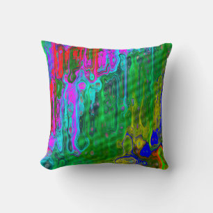 Acryl-Psychedelic-Malerei Wurfkissen Kissen