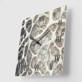 Acryl Quadratische Wanduhr (Winkel)