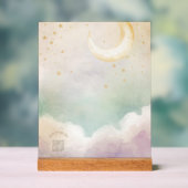 Acryl-Schild für das Kinderzimmer | Wasserfarben-H Acrylschild (Neutral)