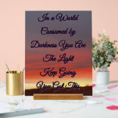 Acryl-Schild Inspirierend Acrylschild (Hochzeit)