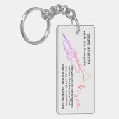 Acryl Schlüsselanhänger (Vorderseite links)