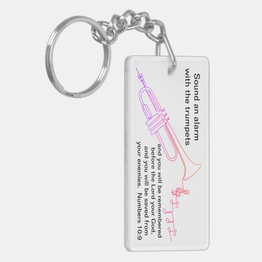 Acryl Schlüsselanhänger (Vorderseite links)