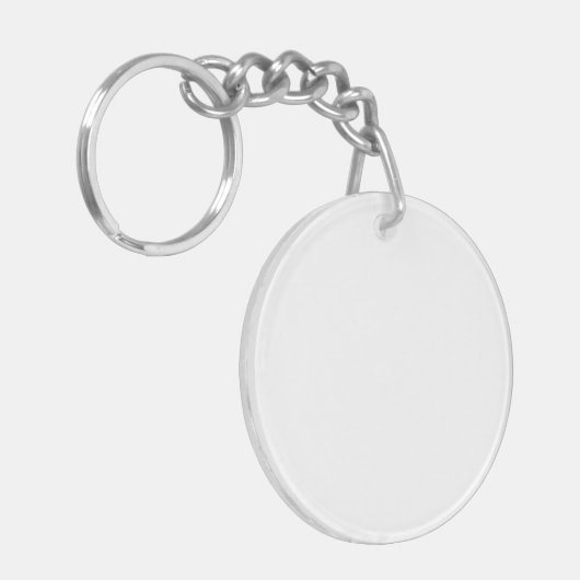 Acryl-Schlüsselanhänger, Circle (beidseitig) Schlüsselanhänger (Vorderseite links)
