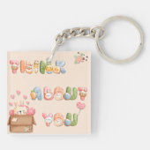 Acryl Schlüsselanhänger | Denken Sie über Sie nach (Rückseite)