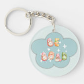 Acryl Schlüsselanhänger | Fett sein (Vorderseite)