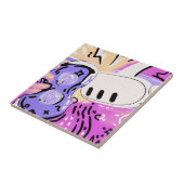 Acryl-Schlüsselanhänger Fliese (Seite)