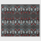 Acryl-Schlüsselanhänger Geschenkpapier (Flach)