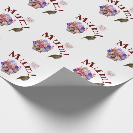 Acryl-Schlüsselanhänger Geschenkpapier (Ecke)