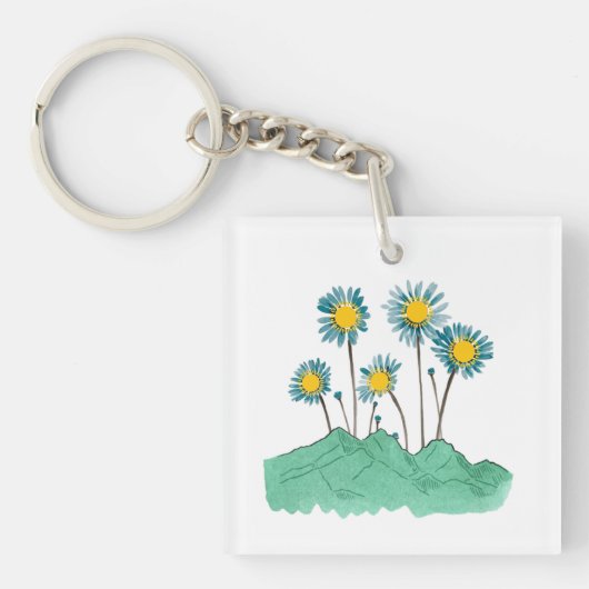 Acryl-Schlüsselanhänger Kasachstan Schlüsselanhänger (Vorderseite)