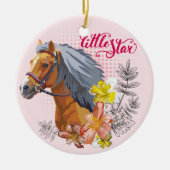 Acryl-Schlüsselanhänger Keramik Ornament (Vorne)