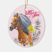 Acryl-Schlüsselanhänger Keramik Ornament (Links)