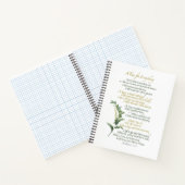 Acryl-Schlüsselanhänger Notizblock (Innenseite)