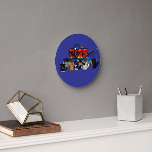 Acryl-Schlüsselanhänger Runde Wanduhr