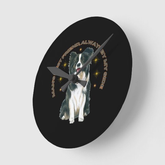 Acryl-Schlüsselanhänger Runde Wanduhr (Winkel)