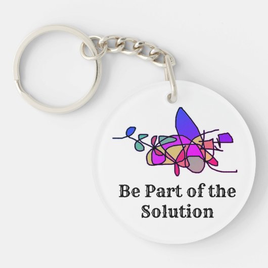 Acryl-Schlüsselanhänger Schlüsselanhänger (Vorderseite)