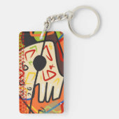 Acryl-Schlüsselanhänger Schlüsselanhänger (Rückseite)