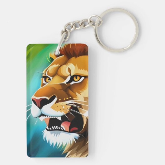 Acryl-Schlüsselanhänger Schlüsselanhänger (Rückseite)