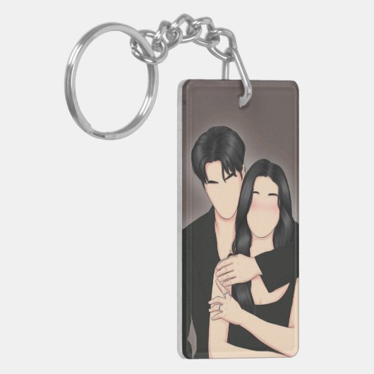 Acryl-Schlüsselanhänger Schlüsselanhänger (Vorderseite links)