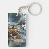 Acryl-Schlüsselanhänger Schlüsselanhänger (Rückseite)