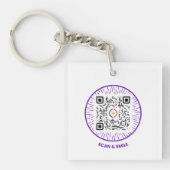 Acryl-Schlüsselanhänger Schlüsselanhänger (Vorderseite)