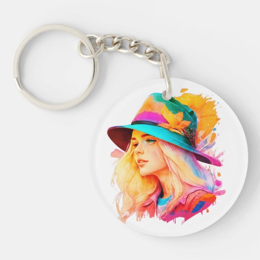 Acryl-Schlüsselanhänger Schlüsselanhänger (Vorderseite)