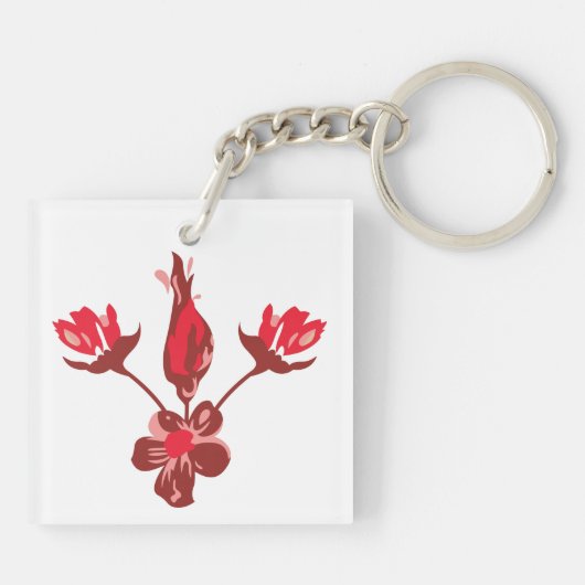 Acryl-Schlüsselanhänger Schlüsselanhänger (Rückseite)