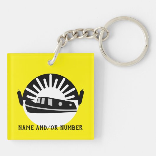 Acryl-Schlüsselanhänger Schlüsselanhänger (Rückseite)