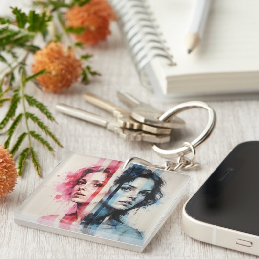 Acryl-Schlüsselanhänger Schlüsselanhänger (Vorderseite rechts)