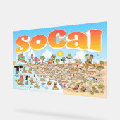 Acryl-SoCal-Plakat Acrylschild (Winkel)