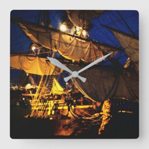 Acryl-Uhr Quadratische Wanduhr