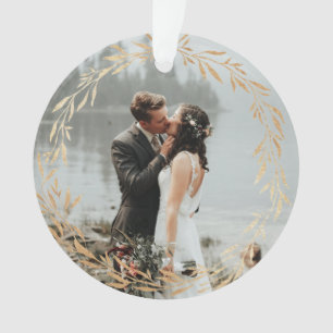 Acryl Unsere ersten Weihnachtsschmuck Gold Ornament