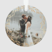 Acryl Unsere ersten Weihnachtsschmuck - Gold Ornament (Rückseite)