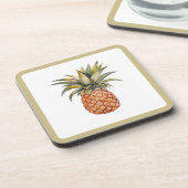 Acryl-Untersetzer-Set - Ananas Getränkeuntersetzer (Linke Seite)