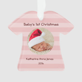 Acryl-Verzierung des Babys erste Weihnachts Ornament