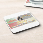 Acryl Wand Art Holzkastengehäuse Unterschrift Maus Getränkeuntersetzer (Linke Seite)