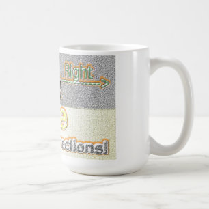 Acryl Wand Art Holzkastengehäuse Unterschrift Maus Kaffeetasse