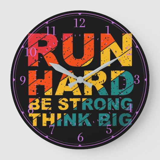 Acryl-Wanduhr Große Wanduhr (Vorderseite)