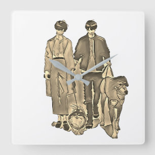 Acryl-Wanduhr Quadratische Wanduhr