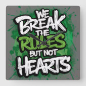 Acryl Wanduhren (Vorderseite)