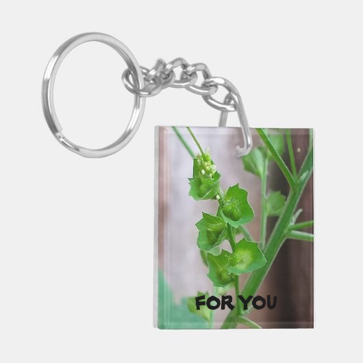 Acrylatnatur Schlüsselanhänger (Vorderseite links)