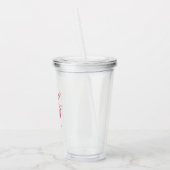 Acrylbecher | Süße Kirschschleife Cute Acryltrinkbecher (Links)