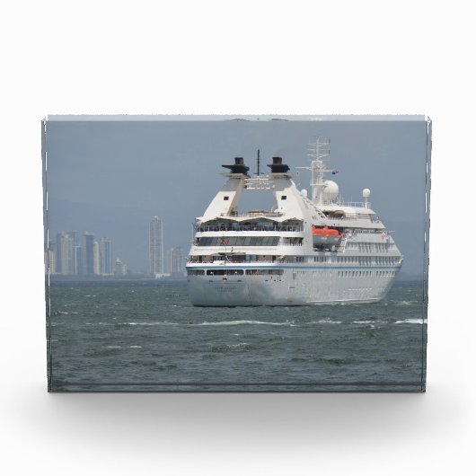 Acrylblock der Kreuzfahrt-7x5 Fotoblock (Vorderseite)