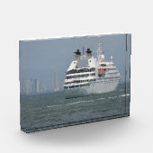 Acrylblock der Kreuzfahrt-7x5 Fotoblock (Links)