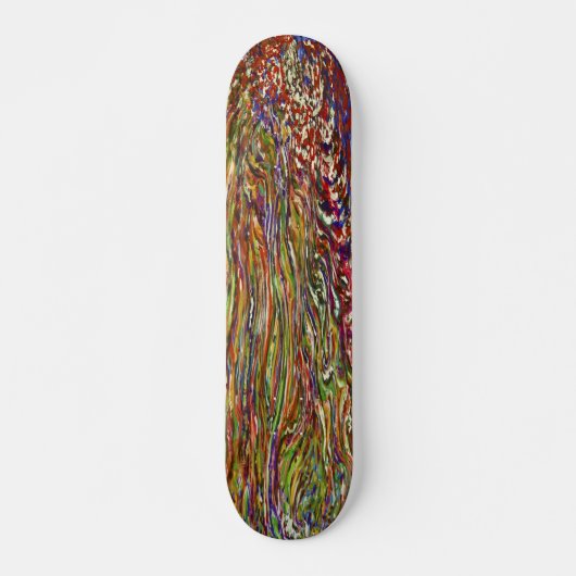 Acrylexplosion Skateboard (Vorne)
