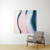 Acrylfarbe, abstrakt. Schließen des Gemäldes. Wandteppich (Beispiel (Horizontal))